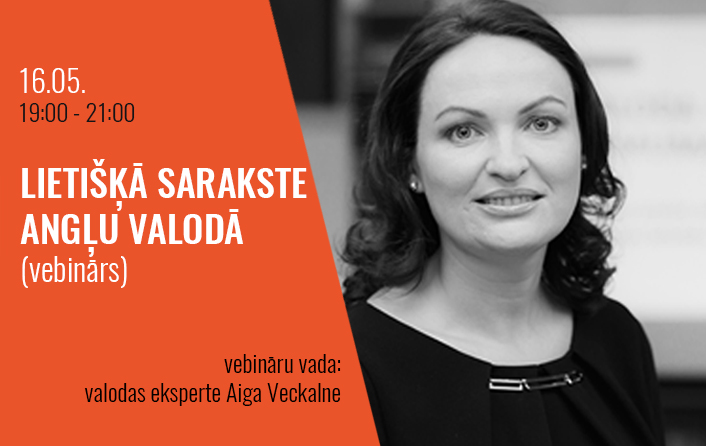 Vebinārs "Lietišķā sarakste angļu valodā: kā rakstīt iedarbīgas vēstules"