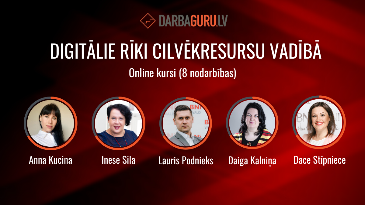 Digitālie rīki cilvēkresursu vadībā (online kursi)