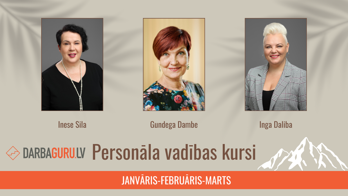 Personāla vadības kursi - 2023 (janvāris-februāris-marts)